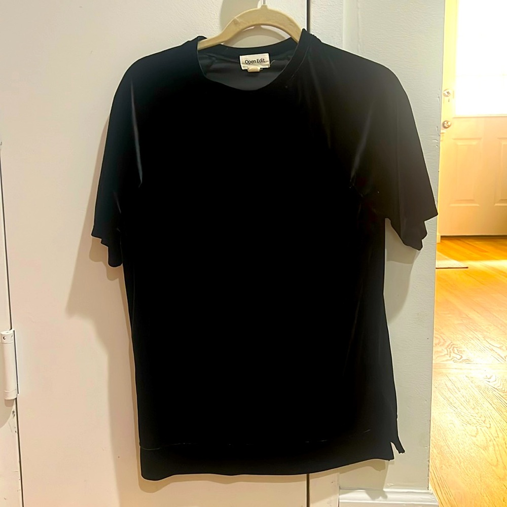 Open Edit Velvet T-Shirt - like New! Size S